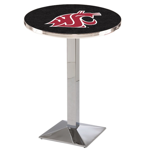 42" Chrome Washington State Pub Table